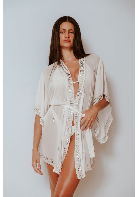 Kimono Zamzibar Sky Branco