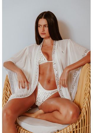 Kimono Zamzibar Sky Branco