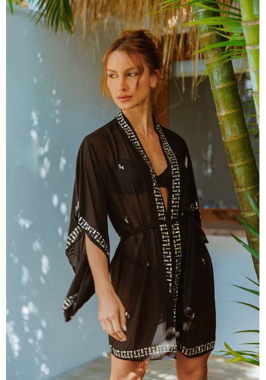 Kimono Zamzibar Sky preto