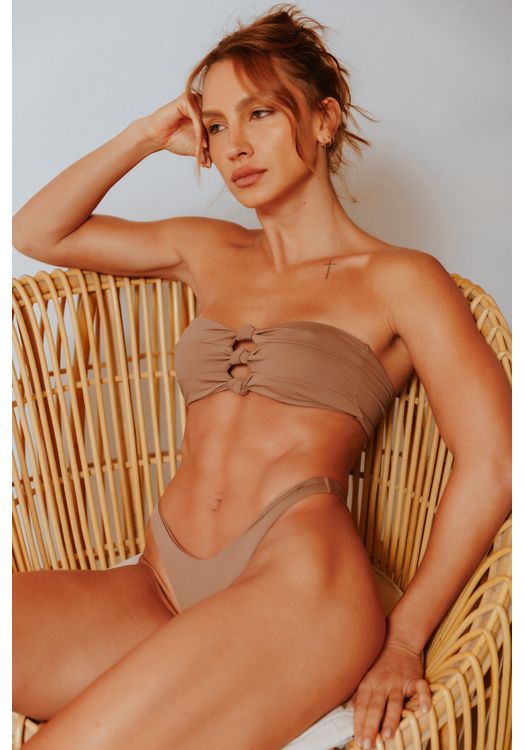 Biquíni Button Chocolate 