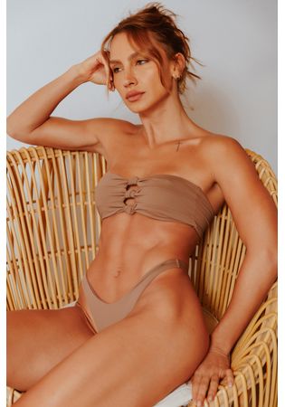 Biquíni Button Chocolate 