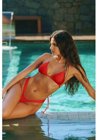 Biquíni Astúrias vermelho 