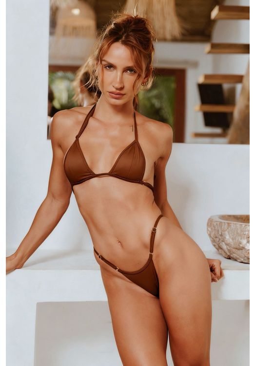 Biquíni Fita Marrom