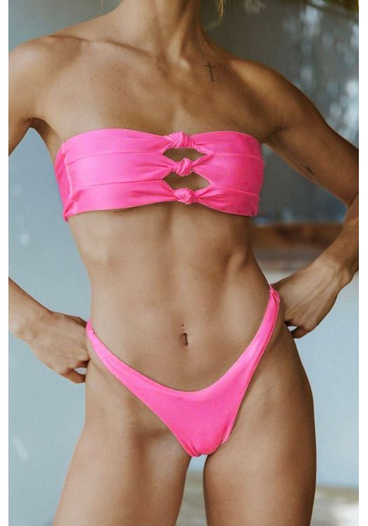 Biquíni Button Rosa Chiclete