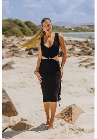 Vestido Onix Preto