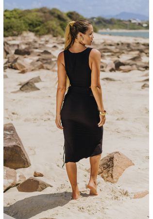 Vestido Onix Preto