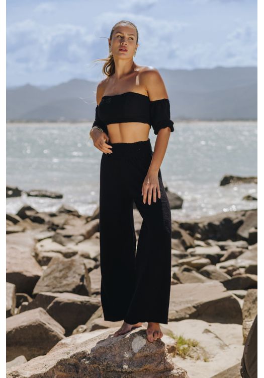 Calça Pantalona Preto