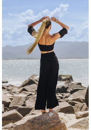 Calça Pantalona Preto