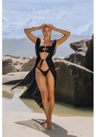 Vestido Longo Safira Preto