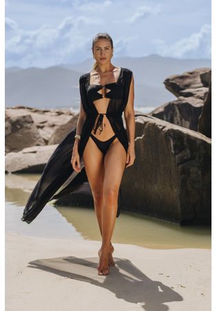 Vestido Longo Safira Preto