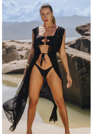 Vestido Longo Safira Preto