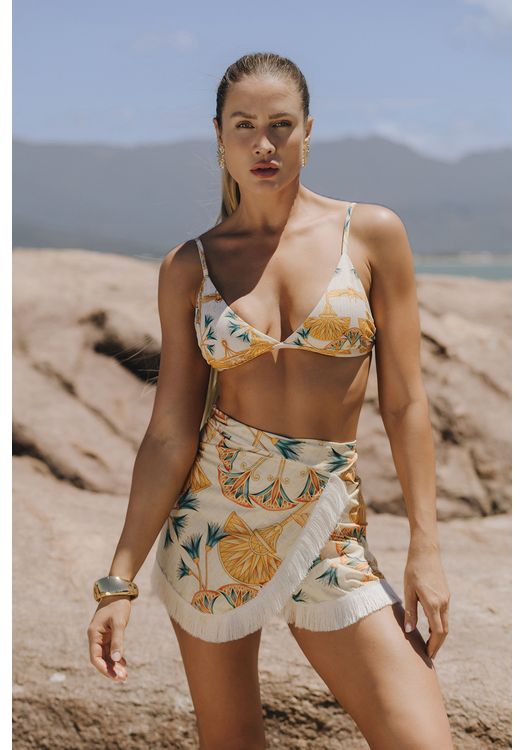 Saia Pareou Franjas  Luxor