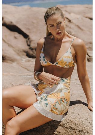 Saia Pareou Franjas  Luxor