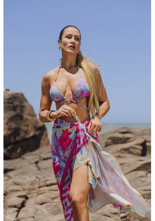 Canga pareou Scarf Pivonê