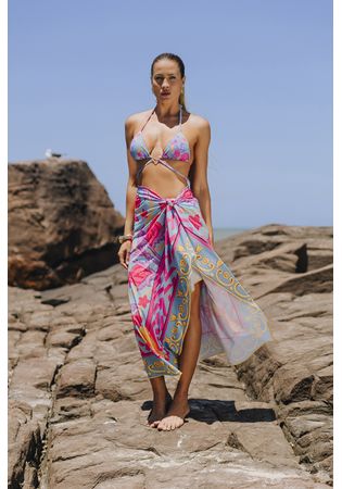 Canga pareou Scarf Pivonê