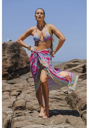 Canga pareou Scarf Pivonê