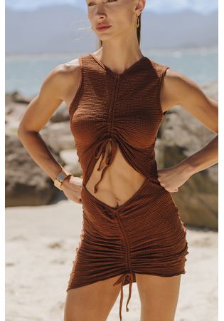 Vestido Bossa Marrom 