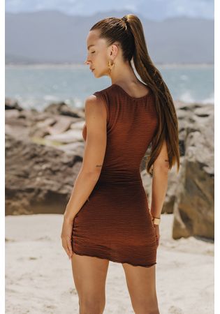 Vestido Bossa Marrom 