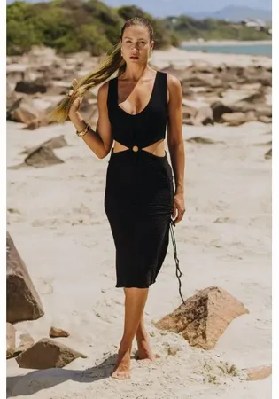 Vestido Onix Preto