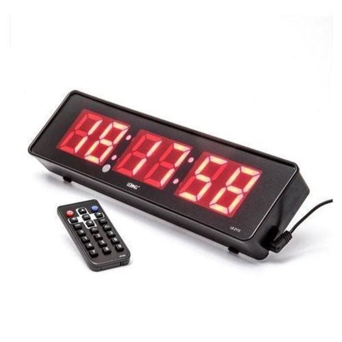 Cronômetro Relógio Parede Mesa Led Digital Com Controle Jh120