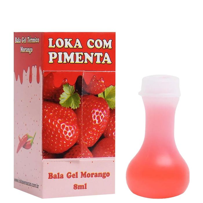 Gel Comestível Bala Loka C/ Pimenta 10ml Loka Sensação