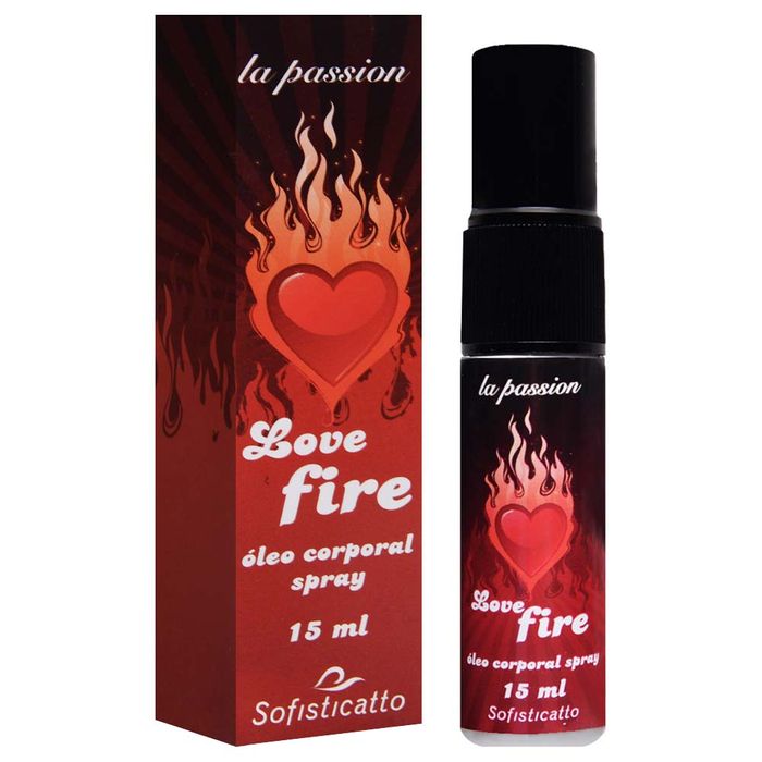 Love Fire Spray Excitante Unissex 15ml Sofisticatto 