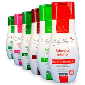 PACK/ 10 SABONETE LÍQUIDO ÍNTIMO BELA MULHER 200ML - SAN JULLY
