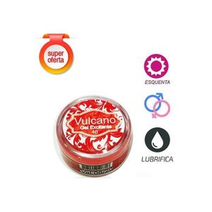 Pack/10  Pomadas Vulcano 4g ( Excita e Esquenta durante a relação) -PSEX