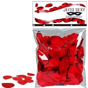 Pétalas Vermelhas Perfumadas Afrodisíaca Estilo Real 100 unid - jeito sexy