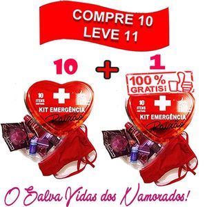 PACK PROMOCIONAL - PAGUE 10 LEVE 11 KITS EMERGÊNCIA - JEITO SEXY