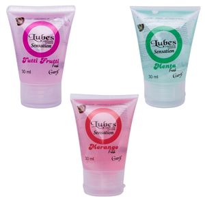 Lubrificante Gel em Bisnaga Lubes Sensation Fresh 30ml - Garji