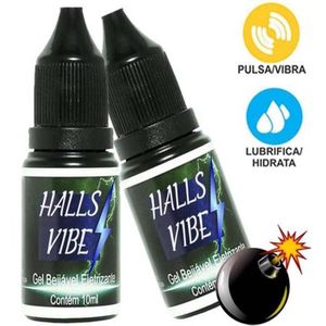 HALLS VIBER VIBRADOR ELETRIZANTE 10ML - Psex