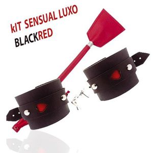 KIT SENSUAL LUXO BLACKRED - JEITO SEXY