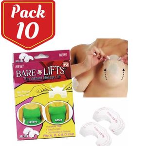 PACK /10 - KIT LEVANTA PEITO CM 10 ADESIVOS - MINITOYS