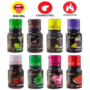 Gel Comestível + Sabor 15ml - Garji