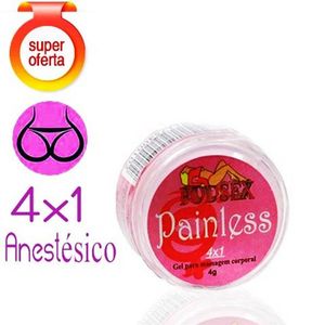 PACK/10 Anestésico (Anal 4x1) Multifuncional (Painless) 4G - PSEX