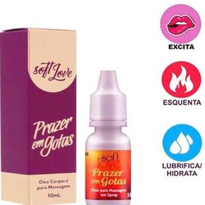 Prazer em Gotas Gel Excitante 10m - soft love 100381