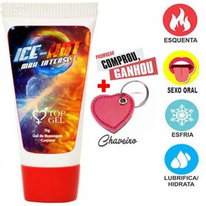 ICE HOT (ESQUENTA E GELA) EXCITANTE BEIJAVEL 15 ML 
