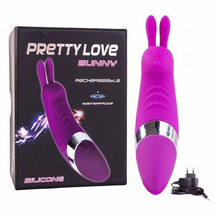 Vibrador Bunny  e Estimulador clitoriano Ultra vibração 12 níveis