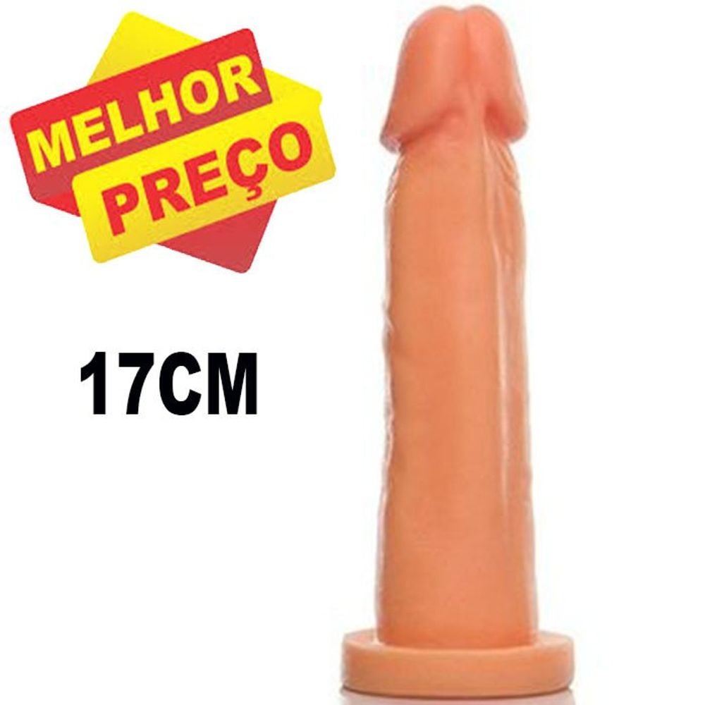 PÊNIS DE BORRACHA 17 X 4 CM JEITO SEXY