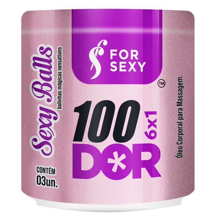 SEXY BALL 100 DOR 3 UNI FOR SEXY  VAL 10/23