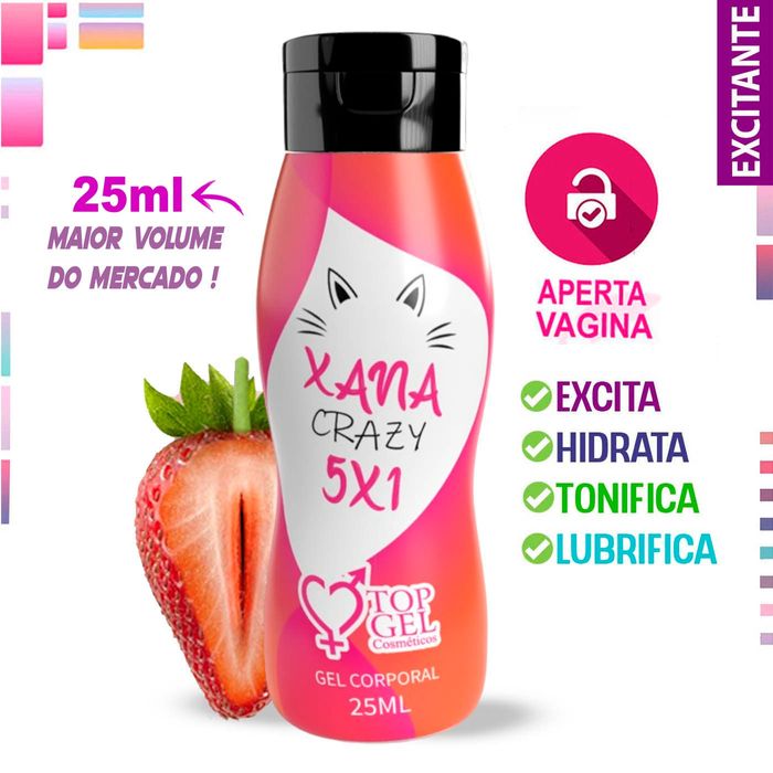 XANA CRAZY 5X1 CINTURINHA  25g TOP GEL