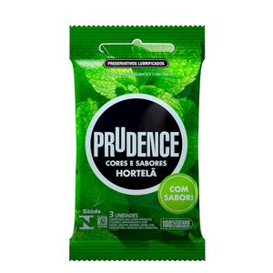 Preservativo Hortelã Com 3 Unidades Prudence