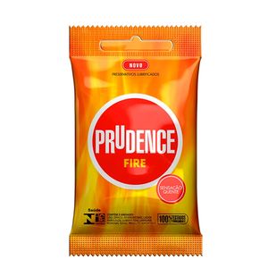 Preservativo Fire Com 3 Unidades Prudence
