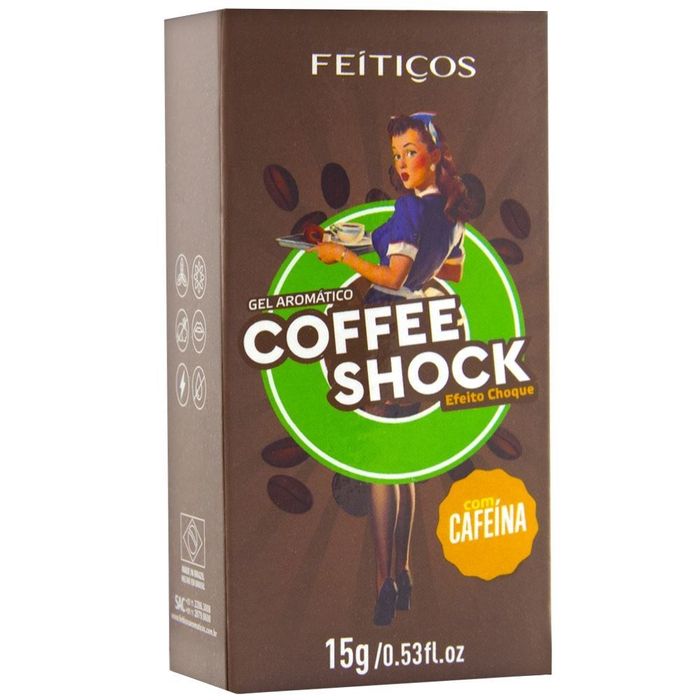Gel Funcional Coffee Shock 15gr Feitiços
