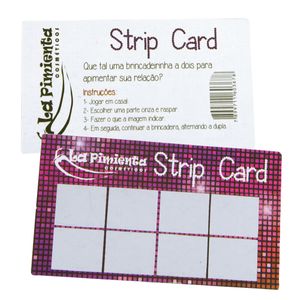 Raspadinha Strip Card 05 Unidades La Pimienta