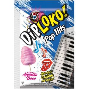 Dip Loko Pop Hits Explode Na Boca Unitário 7g Danilla