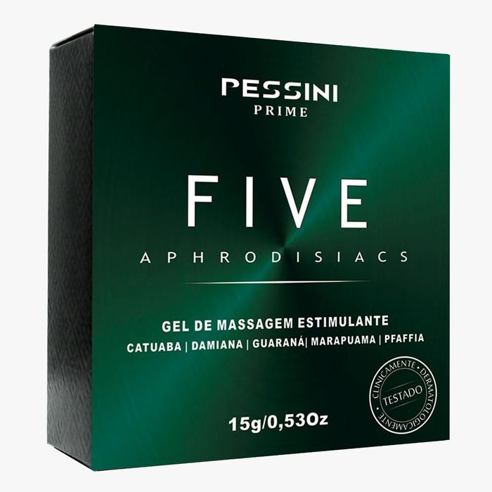 Five Aphrodisiac Gel De Massagem Estimulante Pessini