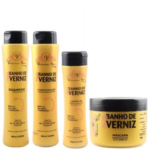 Banho De Verniz Kit Shampoo Rhenuks