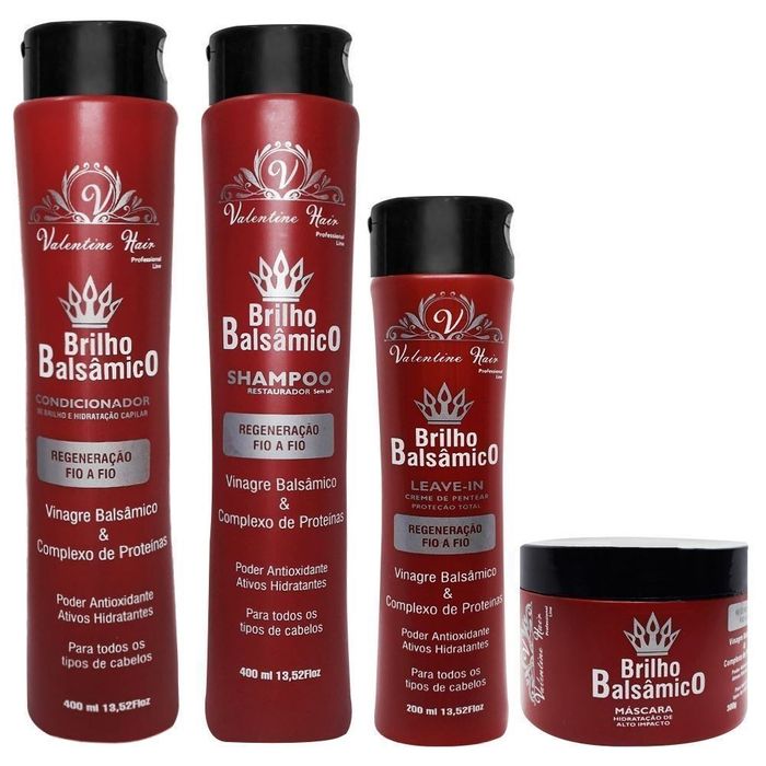 Brilho Balsâmico Kit Shampoo Rhenuks